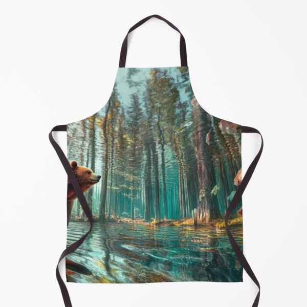 Aperçu de l'œuvre Ours sous l'eau créée et vendue par patternshoprad.