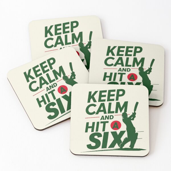 Item preview, Keep Calm And Hit A Six designed and sold by Jollys-ArtShop.