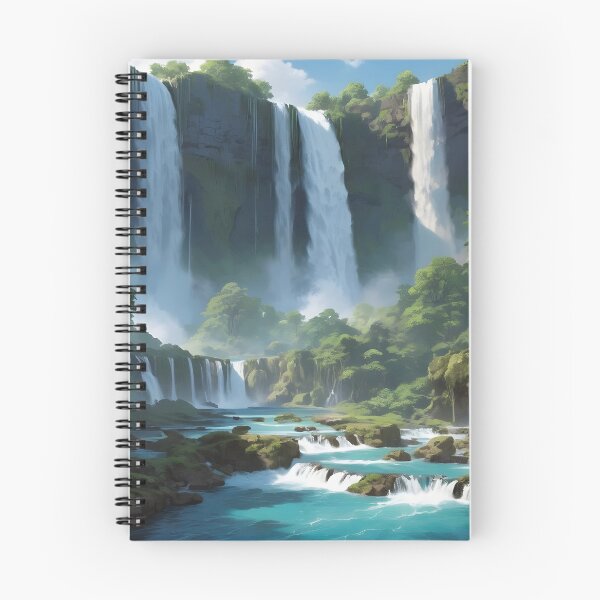 Item preview, waterfalls in the green forest or green jungle 20   designed and sold by AA-designstore.