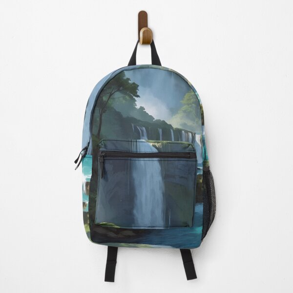 Item preview, waterfalls in the green forest or green jungle 20 designed and sold by AA-designstore.