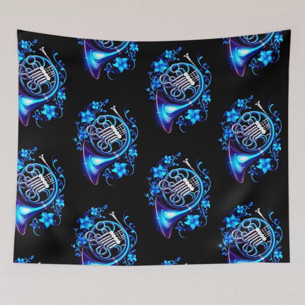 Item preview, Blue French Horn Fantasy designed and sold by Exodoi.