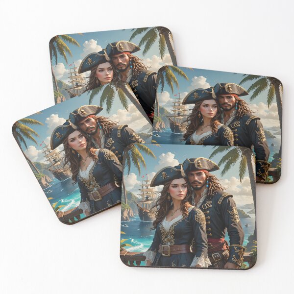 Item preview, The Pirate Couple designed and sold by SoniaSarkali.