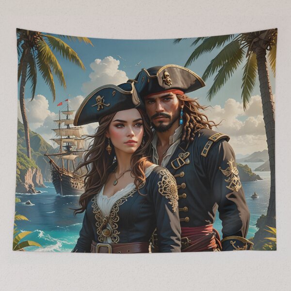 Item preview, The Pirate Couple designed and sold by SoniaSarkali.