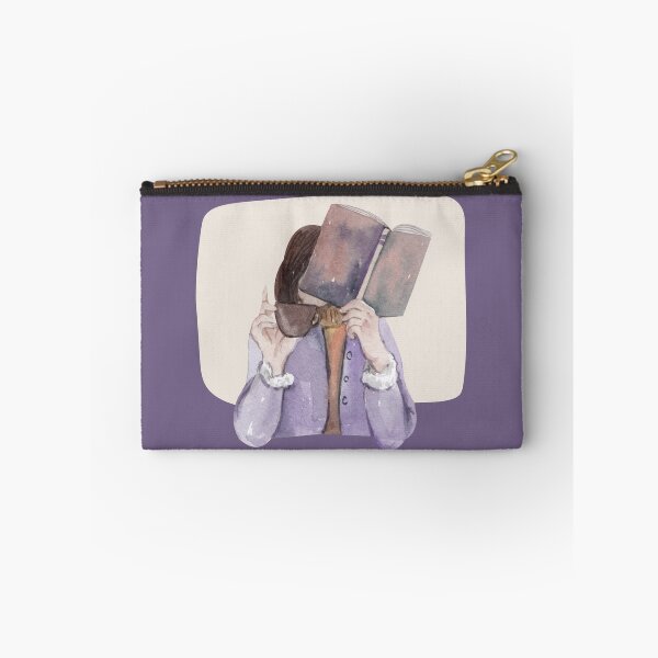 Item preview, Watercolor Woman Reading Book with Coffee Mug designed and sold by CMB-Editing.