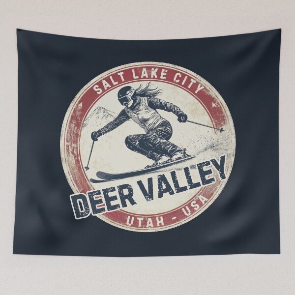 Item preview, Deer Valley  - Salt Lake City - Utah - US designed and sold by GoodOldVintage.