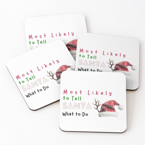 Item preview, Most Likely to Tell Santa What to Do, magical image for Christmas designed and sold by uriviolka99.