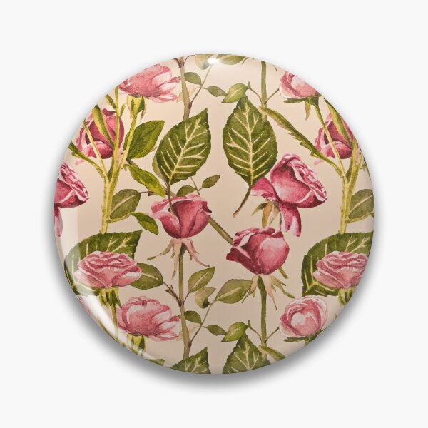 Item preview, Roses watercolor art pattern designed and sold by cutecrazytshirt.