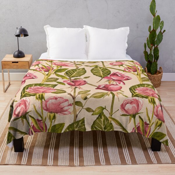 Item preview, Roses watercolor art pattern designed and sold by cutecrazytshirt.