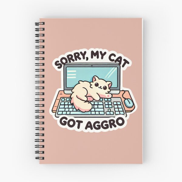 Item preview, Sorry, My Cat Got Aggro MMO Design designed and sold by SphynxLove855.