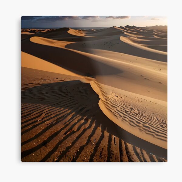 Item preview, sand dunes shadows in desert and sky 7  designed and sold by AA-designstore.