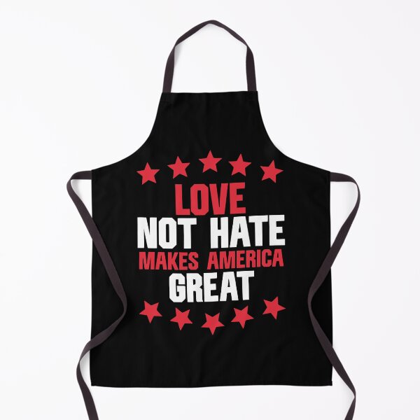 Item preview, Love Not Hate Makes America Great USA Heart designed and sold by My Kozy Shoppe.
