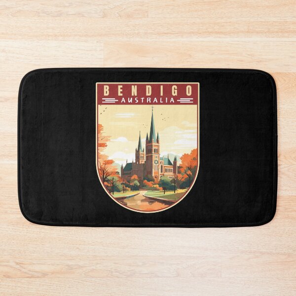 Item preview, Bendigo in Victoria Australia Art Travel Badge designed and sold by MaateoDesign.