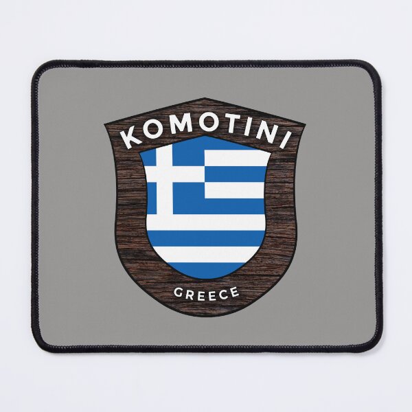 Item preview, Komotini Greece Emblem Flag designed and sold by World Designs.