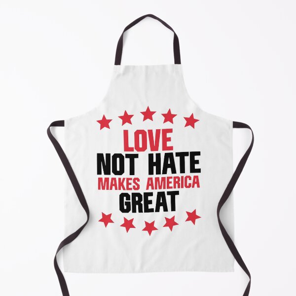 Item preview, Love Not Hate Makes America Great USA Heart designed and sold by My Kozy Shoppe.
