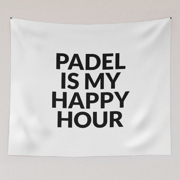 Item preview, Padel Is My Happy Hour  designed and sold by Inspirationmotivation.