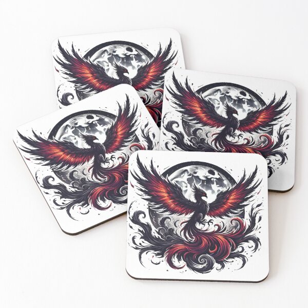 Item preview, majestic and showy phoenix bird designed and sold by JonelleTshirts.