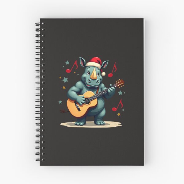 Item preview, Rinoceronte tocando la guitarra canciones navideñas designed and sold by AVStore28.