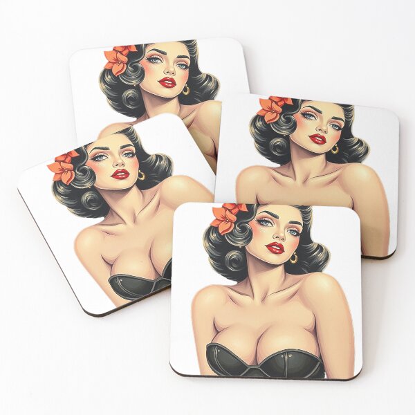 Item preview, Curvaceous Cutey in a Corset designed and sold by ROCKING AWESOME.