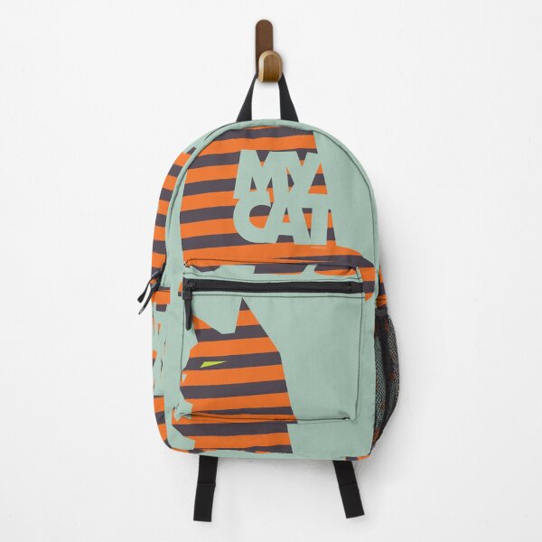 Item preview, My Cat striped orange designed and sold by burbuja.