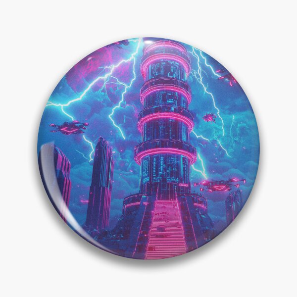 Item preview, Cyberpunk Tower of Babel designed and sold by FuturiTravel.