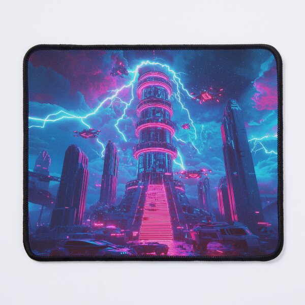 Item preview, Cyberpunk Tower of Babel designed and sold by FuturiTravel.