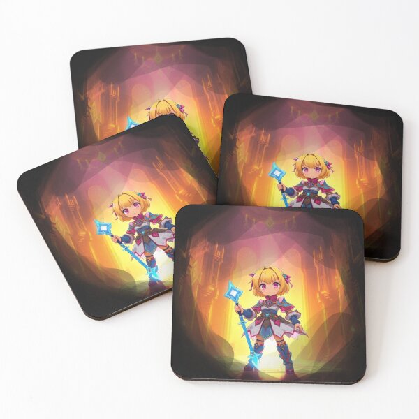 Item preview, Dark magician girl- Anime Fantasy Hero in Glowing Armor designed and sold by sky-46.