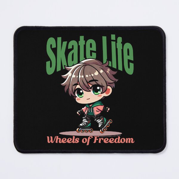 Item preview, skate life wheels of freedom,kawaii moto queen designed and sold by LWOI.