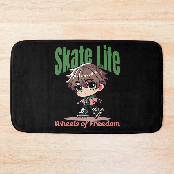 Item preview, skate life wheels of freedom,kawaii moto queen designed and sold by LWOI.