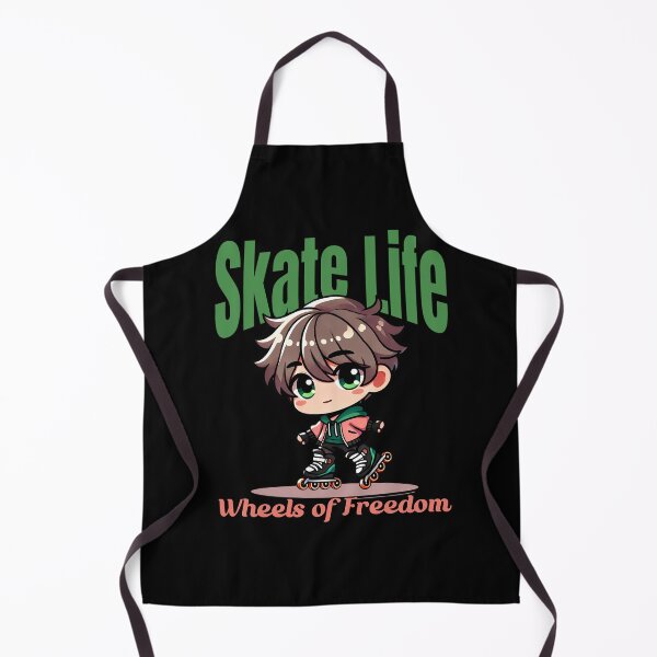 Item preview, skate life wheels of freedom,kawaii moto queen designed and sold by LWOI.