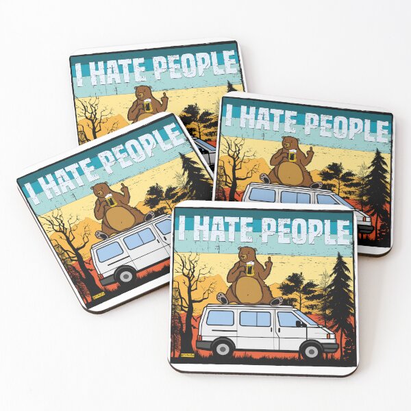 Item preview, I LIKE TO BE ALONE, I HATE PEOPLE designed and sold by ERRANTE.