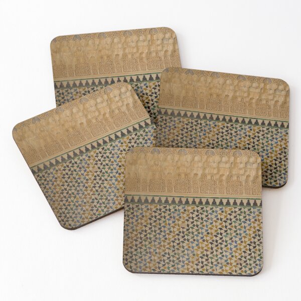 Item preview, Intricate Tile Wall – Court of the Myrtles, Alhambra, Spain designed and sold by Lieve Oudejans.