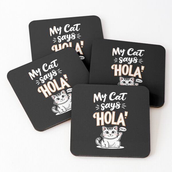 Item preview, My Cat Says Hola Gift For Language Teachers Who Love Cats designed and sold by CosmicFreedom9.