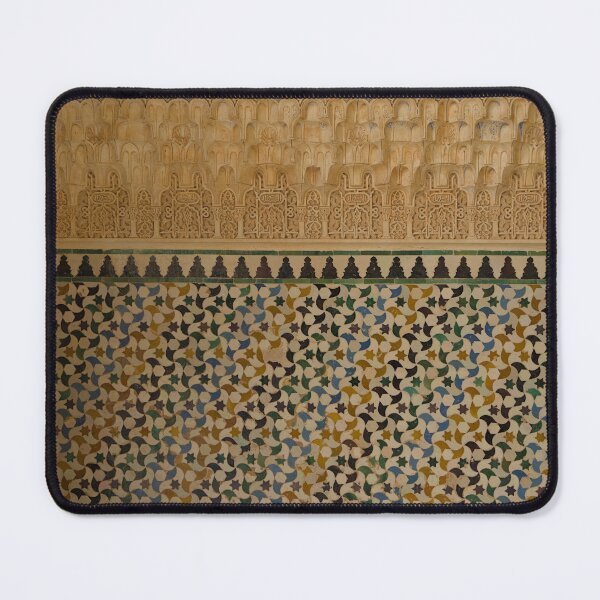Item preview, Intricate Tile Wall – Court of the Myrtles, Alhambra, Spain designed and sold by Lieve Oudejans.