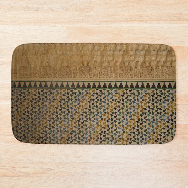 Item preview, Intricate Tile Wall – Court of the Myrtles, Alhambra, Spain designed and sold by Lieve Oudejans.