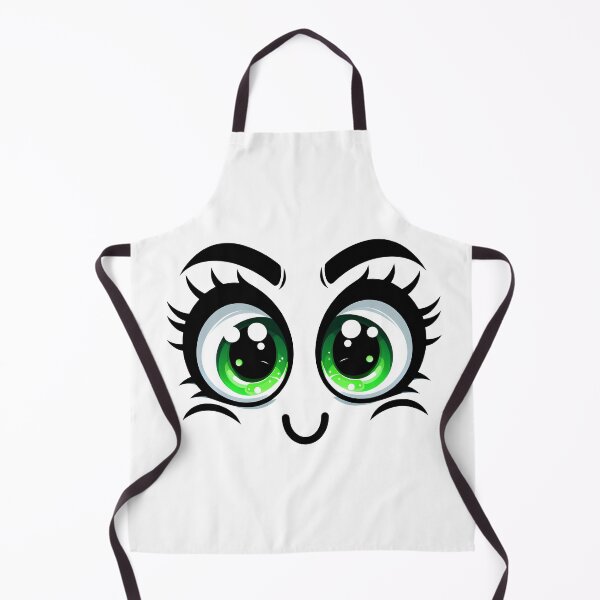 Item preview, cartoon face with green eyes designed and sold by STICKER VERSE.