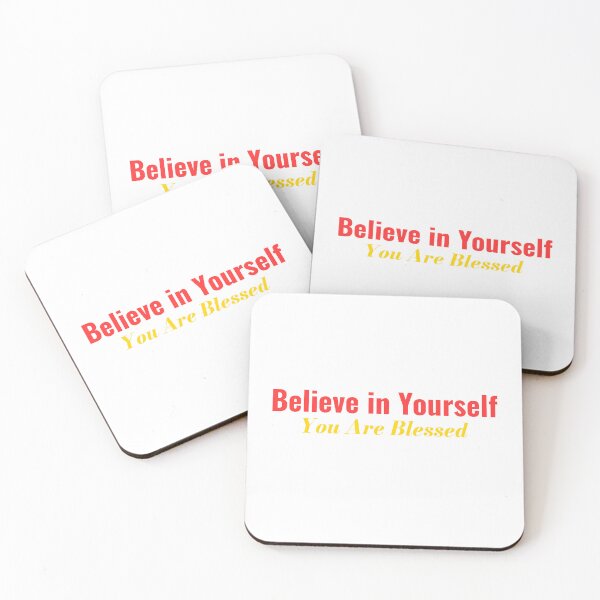 Item preview, Believe in Yourself, You are Blessed designed and sold by DigitalGemArt.