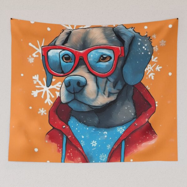 Item preview, Cool Snow Dog  designed and sold by TedArtEmporium.