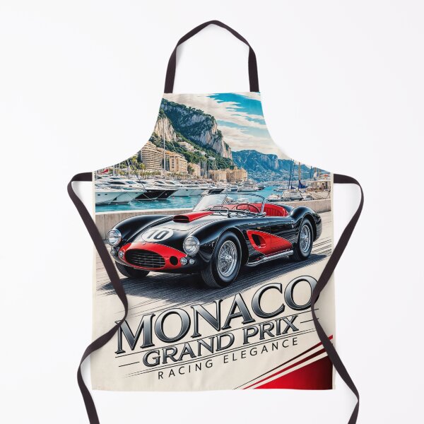 Item preview, Vintage Roadster Design: Monaco Harbor and Cliffs designed and sold by Ceemko's Vintage Corner.