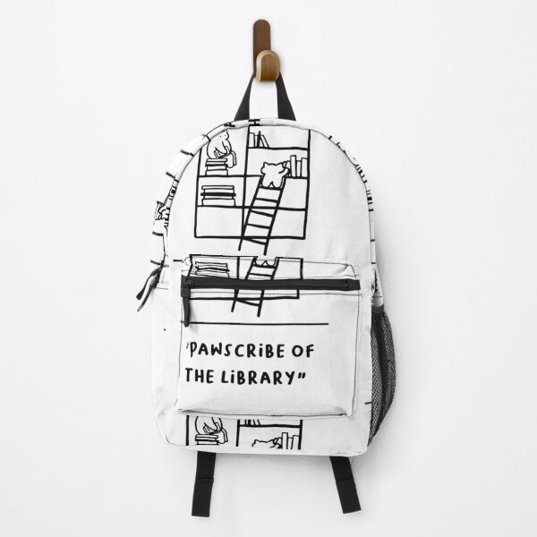 Item preview, "Pawscribe of the Library" | Adorable Cat Illustration designed and sold by RM-Journey.