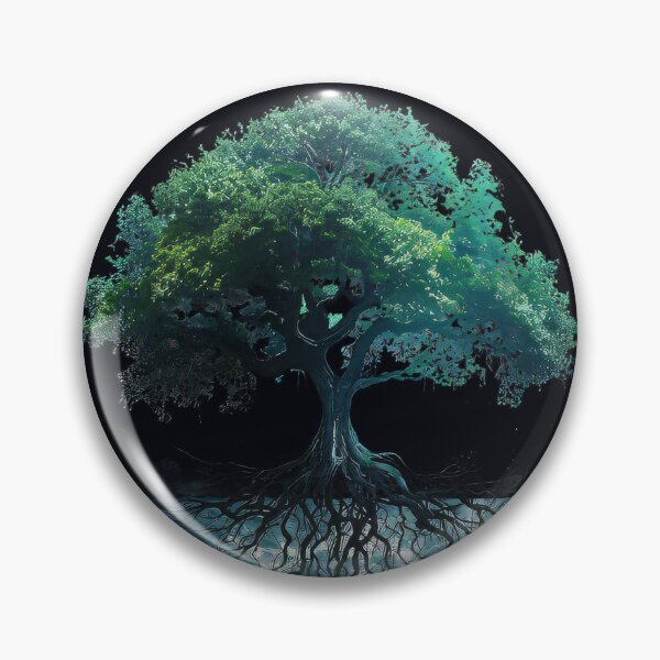 Item preview, Mystical Tree of Life - Moonlit Roots designed and sold by EmiBarDesign.