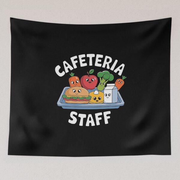 Item preview, Cute Cafeteria Tray Food Characters for Lunch Staff Appreciation designed and sold by love3617.
