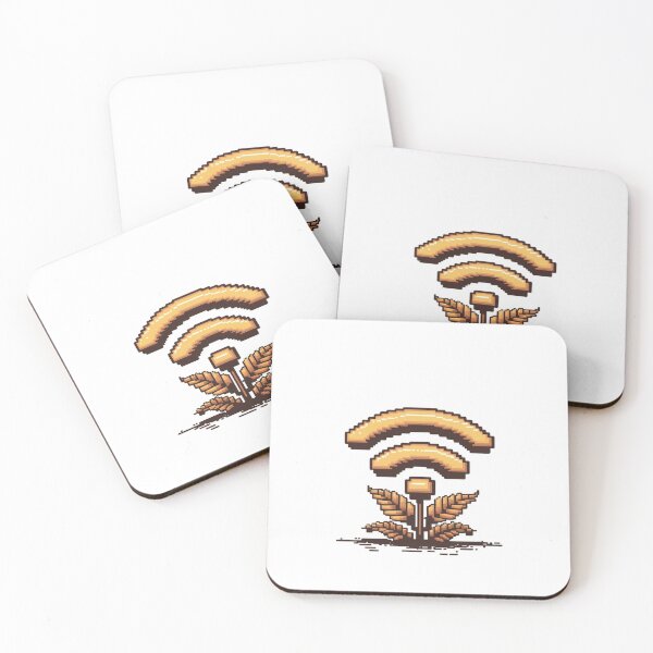 Item preview, Plant With WiFi Signal Leaves Gift For Nature And Tech Lovers designed and sold by CosmicFreedom9.