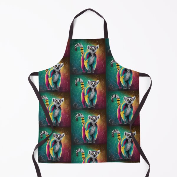 Item preview, Colorful Magical Whimsical Lemur designed and sold by PinkGoddessLove.