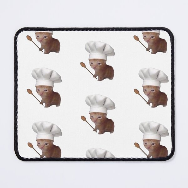 Item preview, chef cat meme sticker funny cute designed and sold by ececucn.
