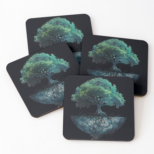 Item preview, Mystical Tree of Life - Moonlit Roots designed and sold by EmiBarDesign.