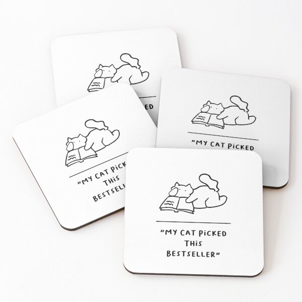 Item preview, "My Cat Picked This Bestseller" | Adorable Cat Illustration designed and sold by RM-Journey.