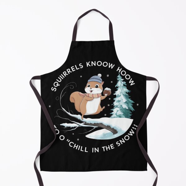 Item preview, Squirrel Winter Chill – Adorable Snowy Squirrel Design designed and sold by ARTReMi.