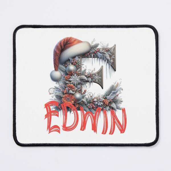 Item preview, Name Edwin. My name is edwin. Winter initial. designed and sold by MagelliShop.