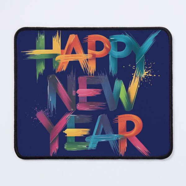 Item preview, Happy New Year Design - Colorful Brushstroke - 2025 designed and sold by 19Beauty.
