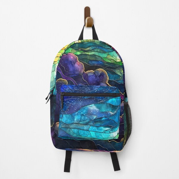 Item preview, Aurora Borealis Stained Glass Above the Clouds designed and sold by Matt's Artificial Nature.